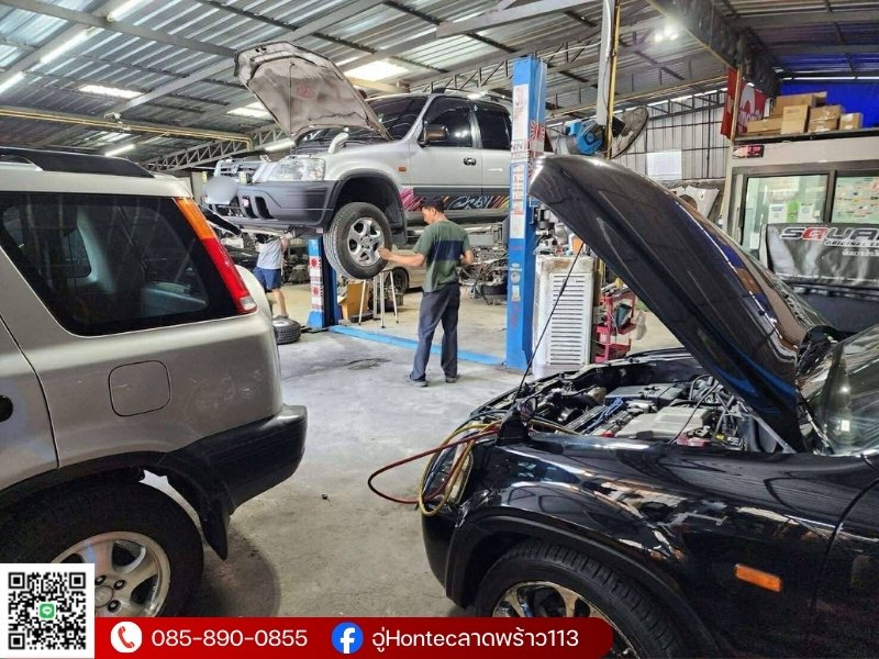 ตรวจเช็คซ่อมแซมระบบแอร์ฮอนด้า